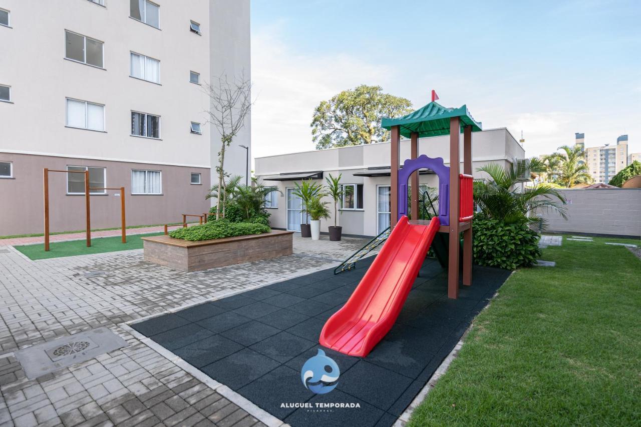 Apartamentos Em Bal Picarras 150 M Da Praia Com Sacada, Wi-Fi, Piscina, Portaria 24H, Playground E Vaga De Garagem Bagian luar foto